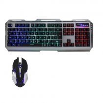 Hiper Mythos V30 Gaming Klavye/Mouse SET Mekanik Hisli Metal Kasa Rainbow Aydınlatma 19 Anti-Ghosting Keys Double Injection Keycaps / 3200DPI 4 Farklı DPI Ayarı 4 Farklı LED Rengi