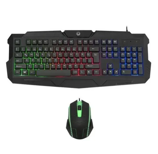 Frisby Gamemax FK-G440QU 3 Renk Işıklı Oyuncu Klavye Mouse Set