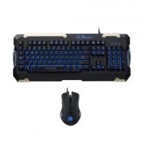 Thermaltake Tt eSports KB-CMC-PLBLTK-01 Commander Combo Mavi LED Türkçe Gaming (Oyuncu) Klavye Mouse Seti
