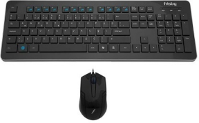 Frisby FK-158QU USB Multimedya 1000 DPI Optik Siyah Kablolu Klavye Mouse Set