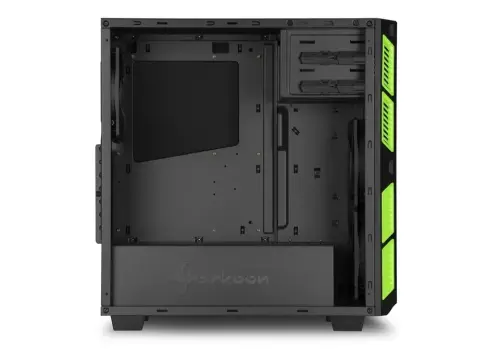 Sharkoon AI7000Y Silent Serisi Yeşil ATX Mid Tower Kasa