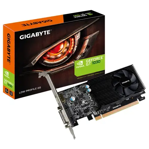 Gigabyte GV-N1030D5-2GL GT 1030 LP 2GB GDDR5 64Bit DX12 Ekran Kartı