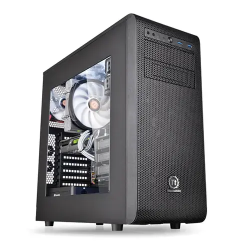 Thermaltake Core V31 CA-3C8-65M1WE-00 Pencereli Mid-Tower Siyah Kasa + Smart 80Plus Bronze 650W PSU