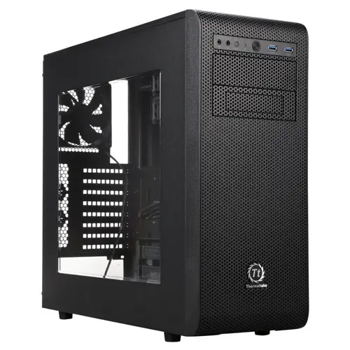 Thermaltake Core V31 CA-3C8-65M1WE-00 Pencereli Mid-Tower Siyah Kasa + Smart 80Plus Bronze 650W PSU
