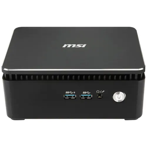 MSI Cubi 3 Silent S-028XTR Intel Core i3-7100 4GB DDR4 128GB SSD FreeDOS Siyah Mini PC