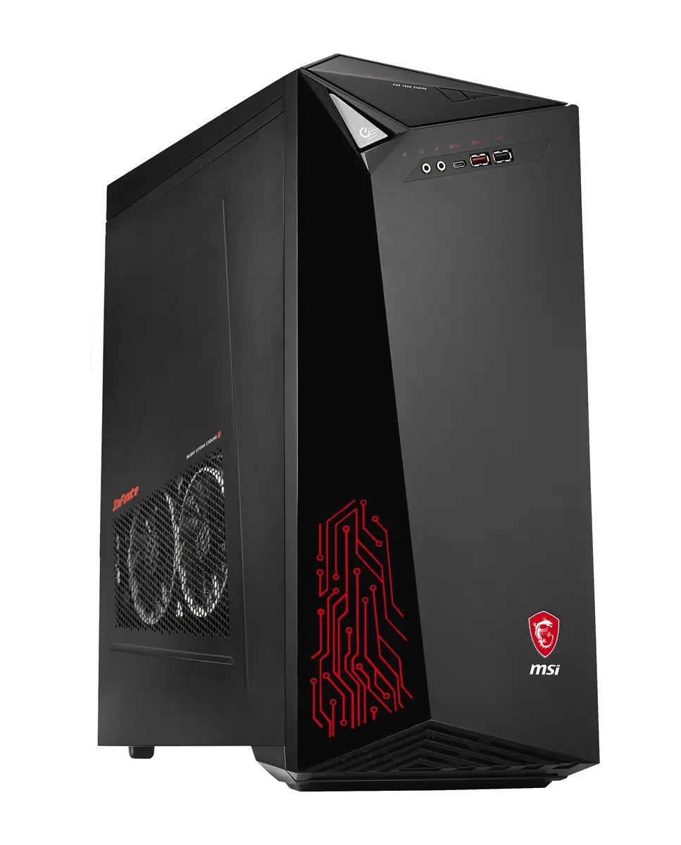 MSI Infinite 8RB-228XTR i5-8400 8GB DDR4 128GB SSD+2TB 7200RPM 4GB GTX1050TI GDDR5 FreeDOS Masaüstü Bilgisayar