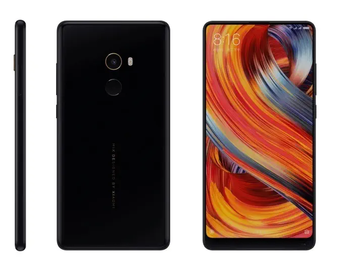 Xiaomi Mi Mix 2 64 GB 6 GB Ram Dual Sim Seramik Siyah Cep Telefonu İthalatçı Firma Garantili