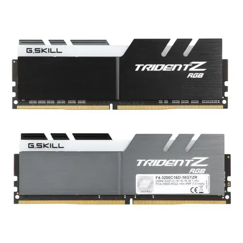 G.Skill Trident Z RGB 16GB (2x8GB) DDR4 3200MHz CL16 Dual Kit Gaming Ram (F4-3200C16D-16GTZR)