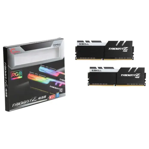 G.Skill Trident Z RGB 16GB (2x8GB) DDR4 3200MHz CL16 Dual Kit Gaming Ram (F4-3200C16D-16GTZR)