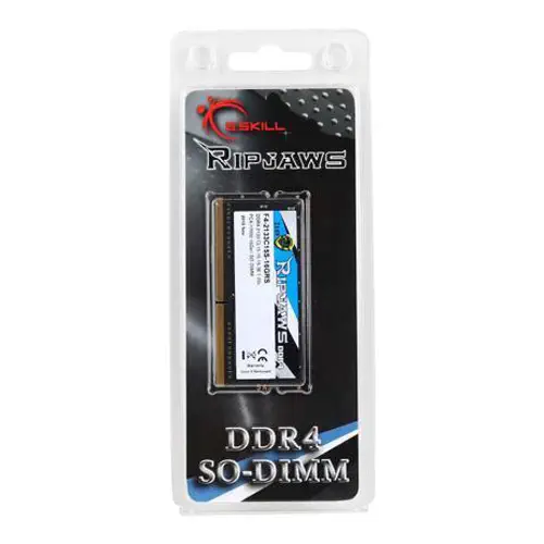 G.Skill Ripjaws F4-2133C15S-16GRS 16GB (1x16GB) DDR4 2133MHz CL15 SO-DIMM Notebook Ram
