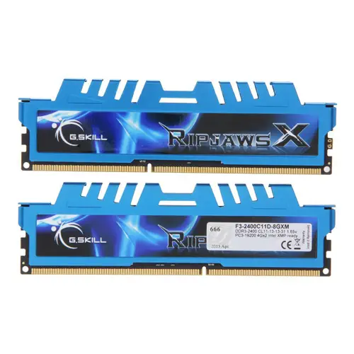 G.Skill RipjawsX F3-2400C11D-8GXM 8GB (2x4GB) DDR3 2400MHz CL11 Dual Kit Ram