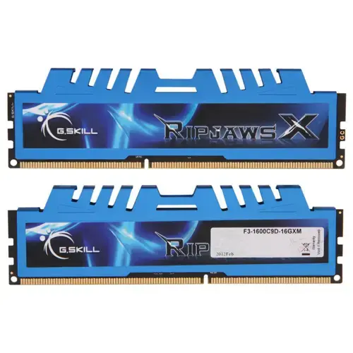 G.Skill RipjawsX F3-1600C9D-16GXM 16GB (2x8GB) DDR3 1600MHz CL9 Dual Kit Ram