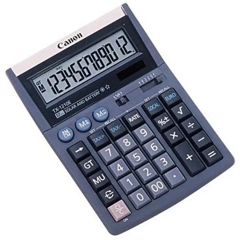 Canon TX-1210 E 12 Hane Masaüstü Hesap Makinesi