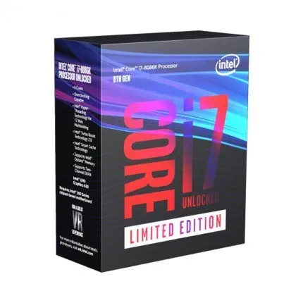 Intel Core i7-8086K 4.0GHz 12MB Soket 1151 İşlemci (Fansız)
