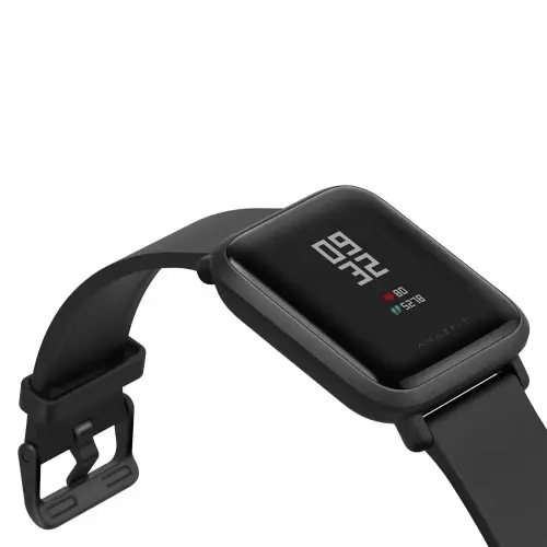 Xiaomi Amazfit Bip Bluetooth Nabız GPS Siyah Akıllı Saat - Global Versiyon - iOS ve Android Uyumlu -Genpa Garantili