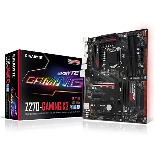 Gigabyte GA-Z270-Gaming K3 Intel Z270 Soket 1151 DDR4 3866(OC)MHz ATX Gaming Anakart