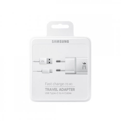 Samsung C-Type TA20 Hızlı Beyaz Seyahat Şarjı - 2 Yıl Gen-Pa Garantili