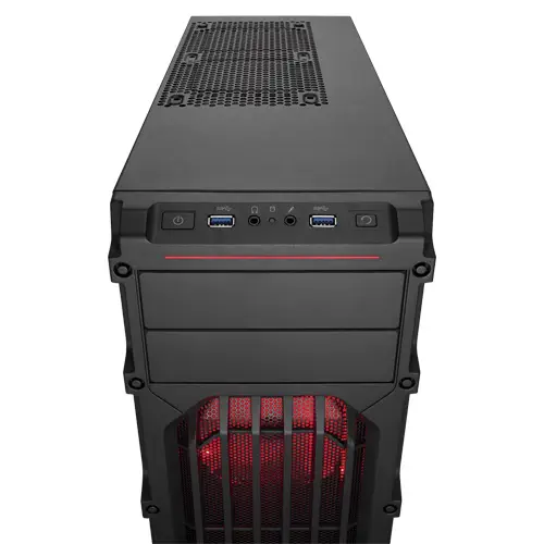 Corsair Carbide Serisi SPEC-03 CC-9011052-WW Red LED Mid-Tower Siyah Gaming Kasa
