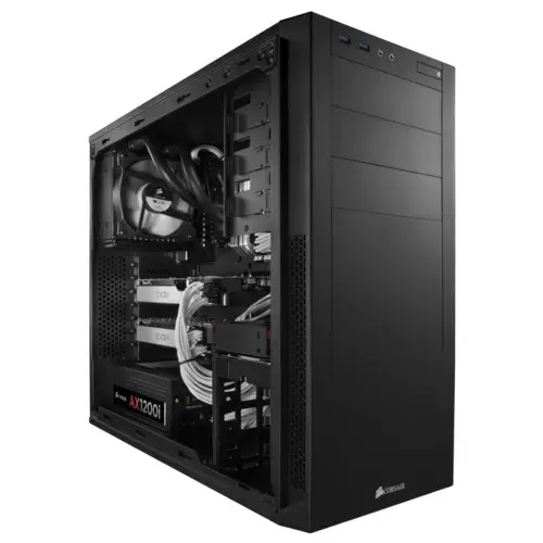 Corsair Carbide Serisi 200R CC-9011023-WW Compact Mid-Tower Siyah Gaming Kasa