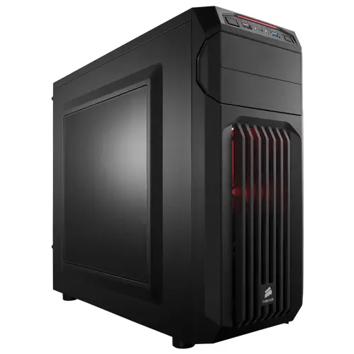 Corsair CC-9011050-550VS Carbide Serisi SPEC-01 Red LED Mid-Tower Siyah Gaming Kasa + VS Serisi VS550 550W 80Plus PSU (CC-9011050-WW + CP-9020050-EU)