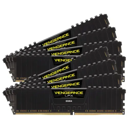 Corsair Vengeance LPX 128GB (8x16GB) DDR4 DRAM 3000MHz CL16 Siyah Ram - CMK128GX4M8B3000C16