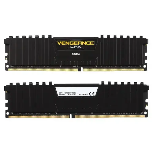 Corsair Vengeance LPX 128GB (8x16GB) DDR4 DRAM 3000MHz CL16 Siyah Ram - CMK128GX4M8B3000C16