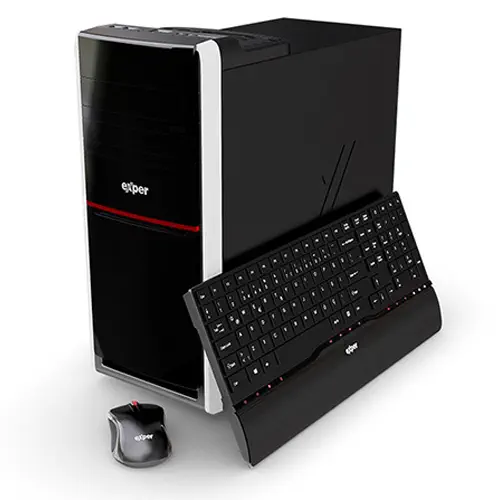 Exper Active DEX336 Intel Pentium G4400 3.30GHz 4GB DDR4 500GB OB Win 8.1 Pro Masaüstü Bilgisayar