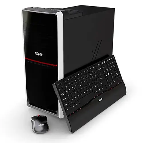 Exper Active DEX336 Intel Pentium G4400 3.30GHz 4GB DDR4 500GB OB Win 8.1 Pro Masaüstü Bilgisayar