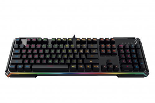 Gamepower Mirana Siyah Mekanik Gaming Klavye Kırmızı Outemu 2. Jenerasyon Switch Metal Kasa Rainbow Aydınlatma RGB Çerçeve 6 Farklı Rainbow 3 Farklı RGB Animasyonu 50 Milyon Tuş Basış Ömrü %100 Anti-Ghosting Keys Double Injection Keycaps Multimedya