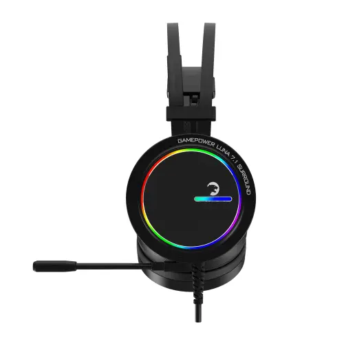 GamePower Luna Siyah 7.1 Surround RGB LED Gaming Kulaklık