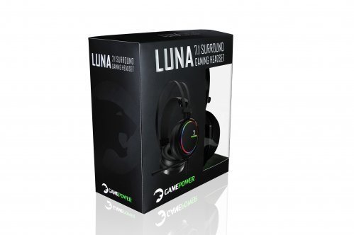GamePower Luna Siyah 7.1 Surround RGB LED Gaming Kulaklık