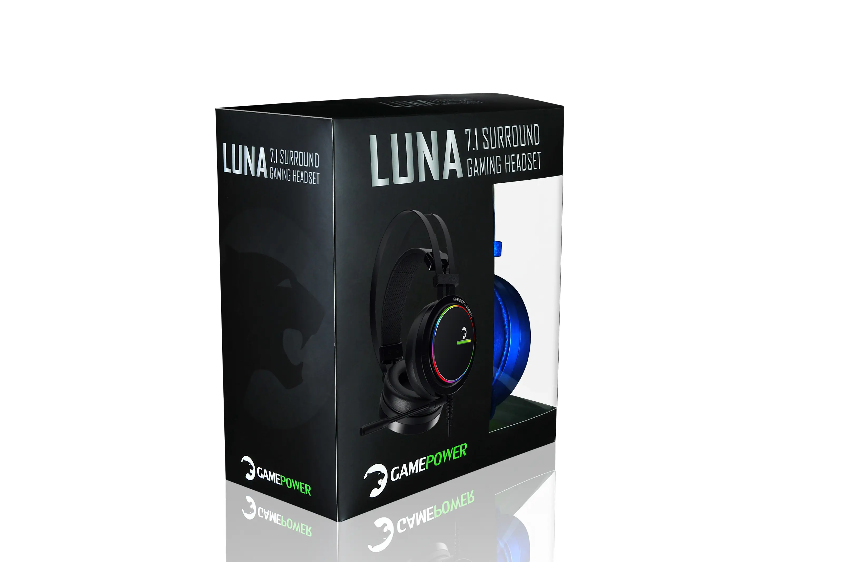 GamePower Luna Mavi 7.1 Surround RGB LED Gaming Kulaklık