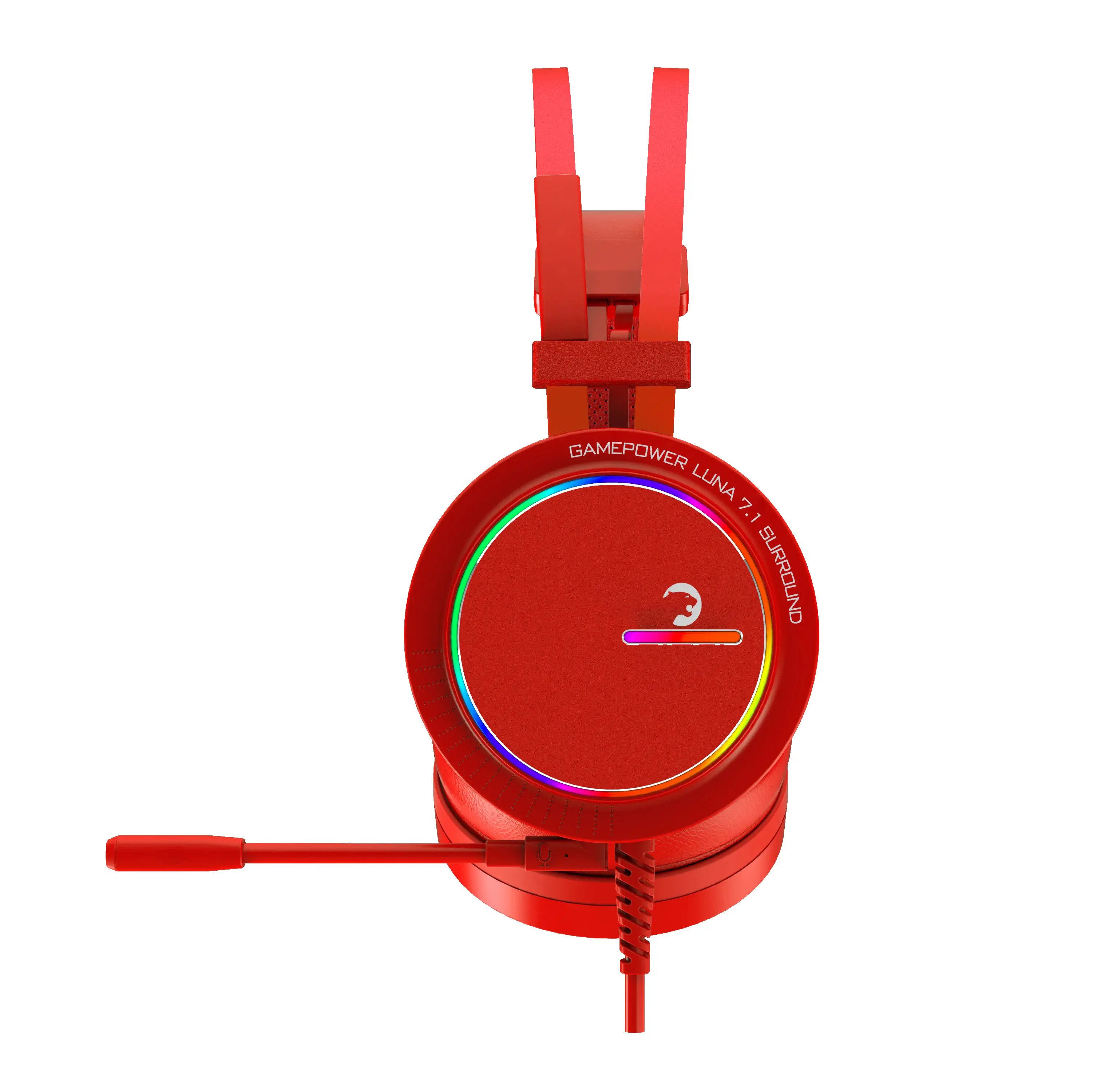 GamePower Luna Kırmızı 7.1 RGB LED Gaming Kulaklık