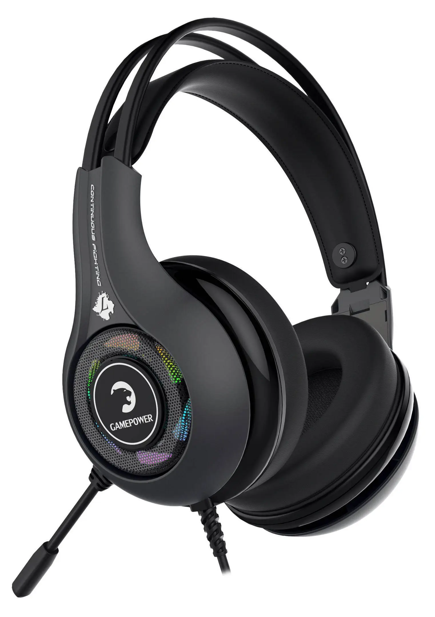 GamePower Tinker V2 Siyah 7.1 Surround RGB LED Aydınlatmalı Titreşimli Gaming Kulaklık