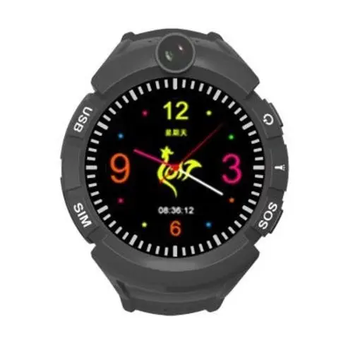 Sentar V80 ES-02 GPS-Telefon Özellikli Kameralı Siyah Akıllı Çocuk Takip Saati - Birebir Değişimli, 2 Yıl İthalatçı Firma Ritzy Garantili