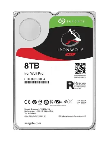 Seagate IronWolf Pro ST8000NE0004 8TB  256MB 7200Rpm Nas Disk