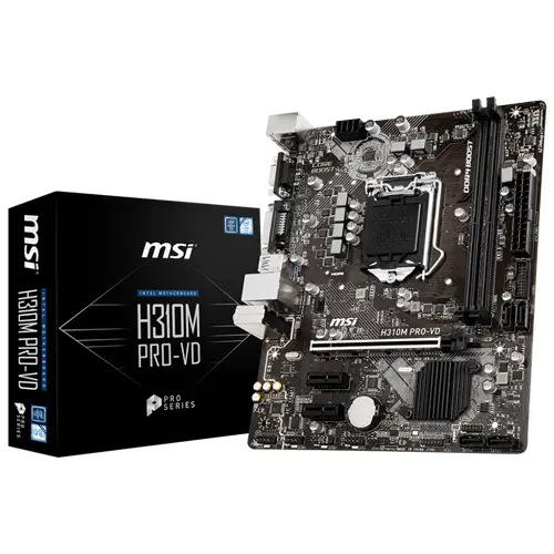 MSI H310M PRO-VD Intel H310 Soket 1151 DDR4 2666MHz mATX Anakart