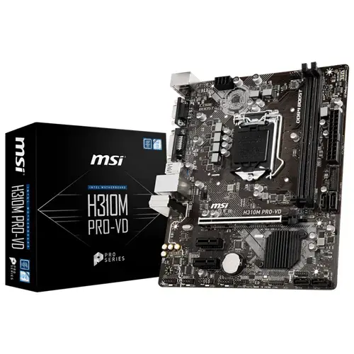 MSI H310M PRO-VD Intel H310 Soket 1151 DDR4 2666MHz mATX Anakart