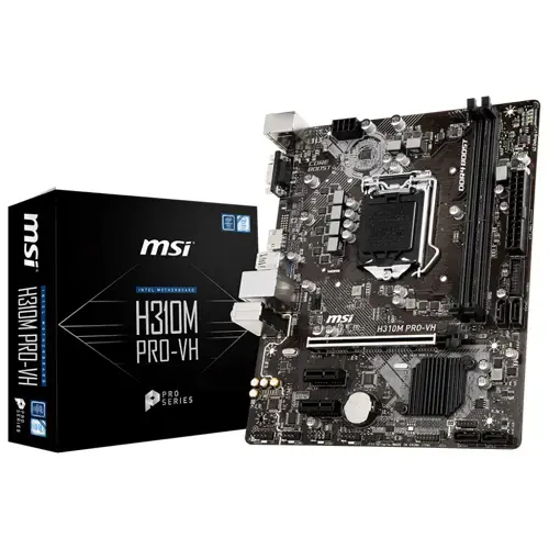 MSI H310M PRO-VH Intel H310 Soket 1151 DDR4 2666MHz mATX Anakart