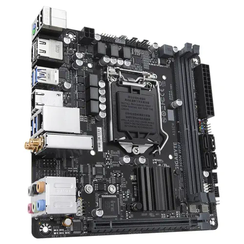 Gigabyte B360N WIFI Intel B360 Soket 1151 DDR4 2666MHz Mini-ITX Anakart