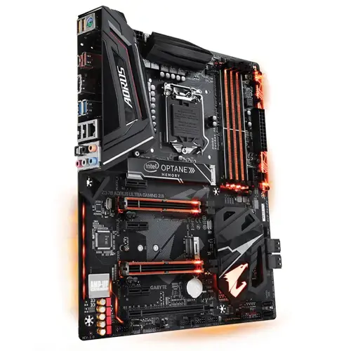 Gigabyte Z370 Aorus Ultra Gaming 2.0-OP Intel Optane Intel Z370 Soket 1151 DDR4 4000(OC)MHz ATX Gaming (Oyuncu) Anakart