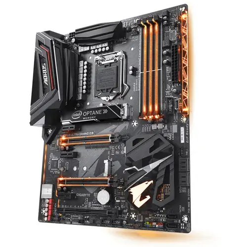 Gigabyte Z370 Aorus Ultra Gaming 2.0-OP Intel Optane Intel Z370 Soket 1151 DDR4 4000(OC)MHz ATX Gaming (Oyuncu) Anakart