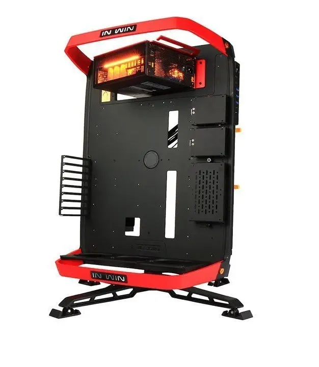 In-Win X-Frame Open Air Full Tower Kasa Red (SI-1065W Dâhili PSU)