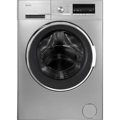 Vestel Hızlı 9812 TGE A+++ 9 Kg 1200 Devir Gümüş Çamaşır Makinesi