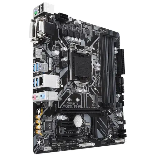 Gigabyte B360M DS3H Intel B360 Soket 1151 DDR4 2666MHz mATX Gaming Anakart