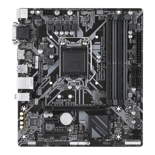 Gigabyte B360M DS3H Intel B360 Soket 1151 DDR4 2666MHz mATX Gaming Anakart