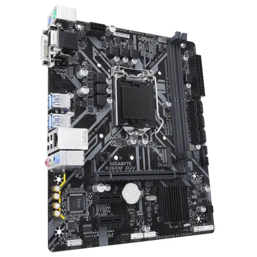 Gigabyte B360M D2V Intel B360 Soket 1151 DDR4 2666MHz mATX Gaming Anakart
