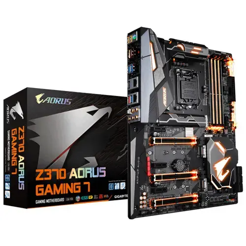 Gigabyte Z370 Aorus Gaming 7 Intel Z370 Express Soket 1151 DDR4 4133(O.C.)MHz ATX Gaming(Oyuncu) Anakart