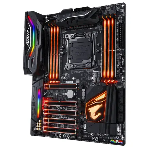 Gigabyte X299 Aorus Gaming 7 Intel X299 Express Soket 2066 DDR4 4400(O.C.)MHz ATX Gaming(Oyuncu) Anakart