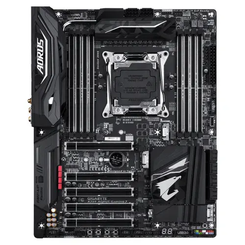 Gigabyte X299 Aorus Gaming 7 Intel X299 Express Soket 2066 DDR4 4400(O.C.)MHz ATX Gaming(Oyuncu) Anakart